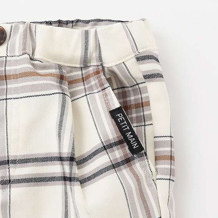 Check Stretch Pants,Navy, medium image number 4