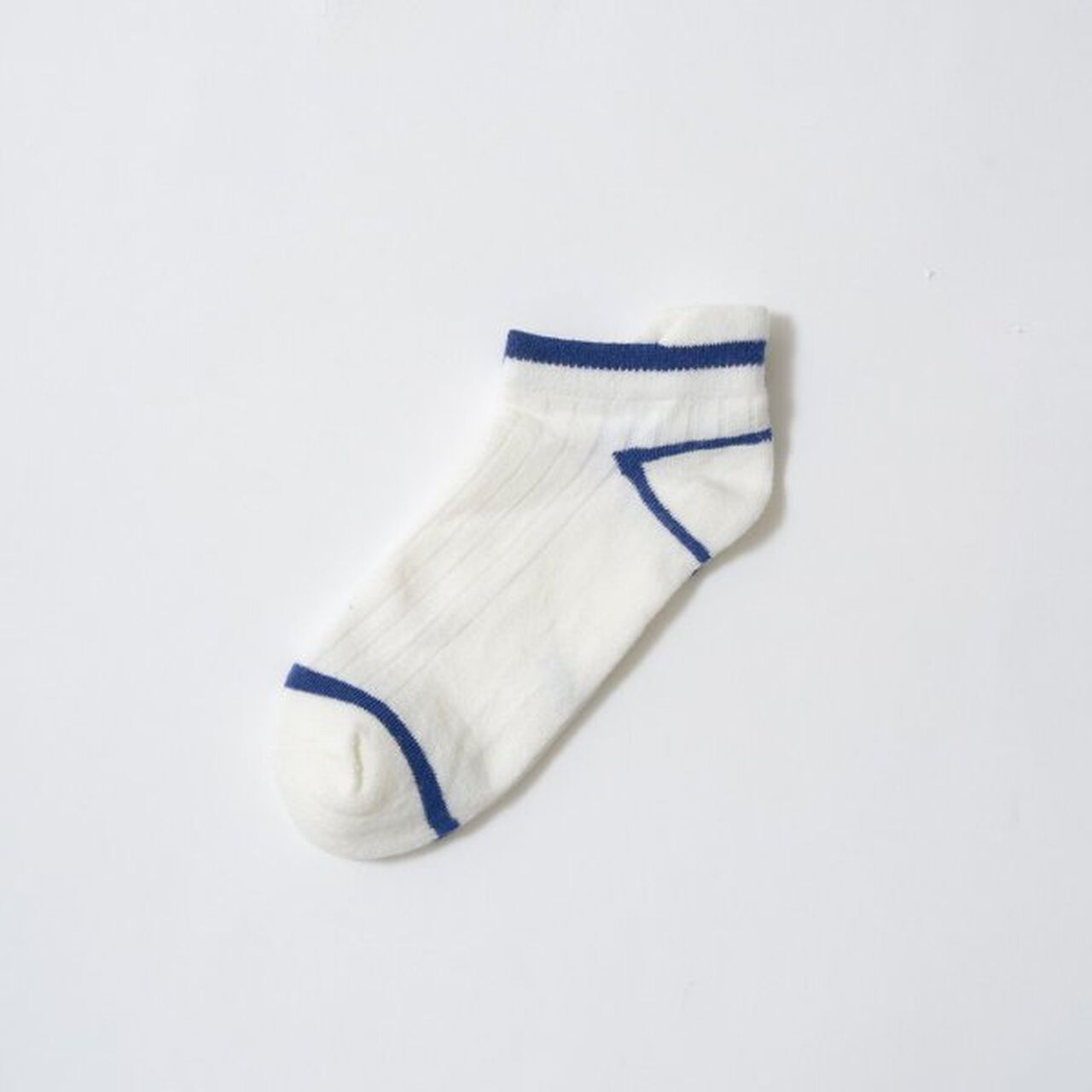 Bi-Color Ankle Socks,Moderate blue, large image number 4
