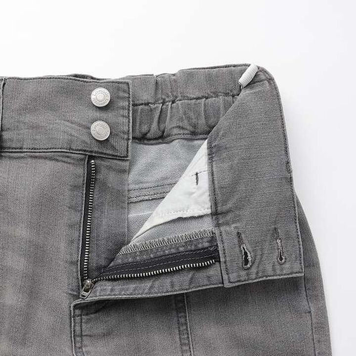 [Cool Touch] Style-Up Flare Denim,Blue, medium image number 9