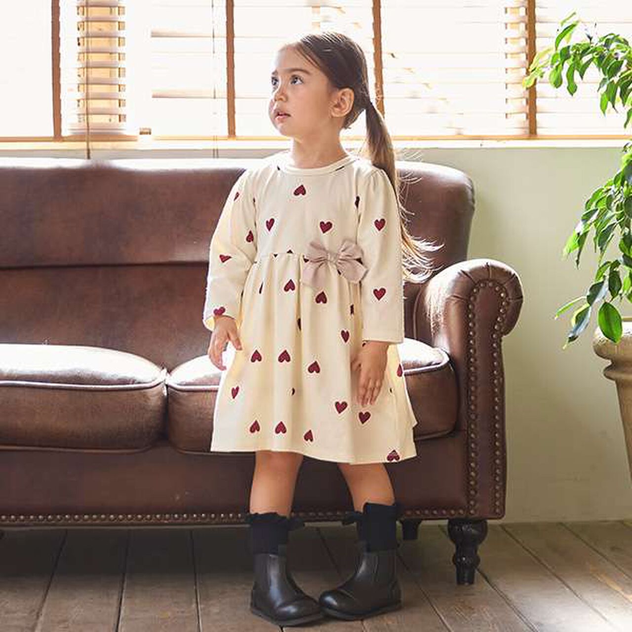 Cut One-Piece Dress,Red, large image number 13