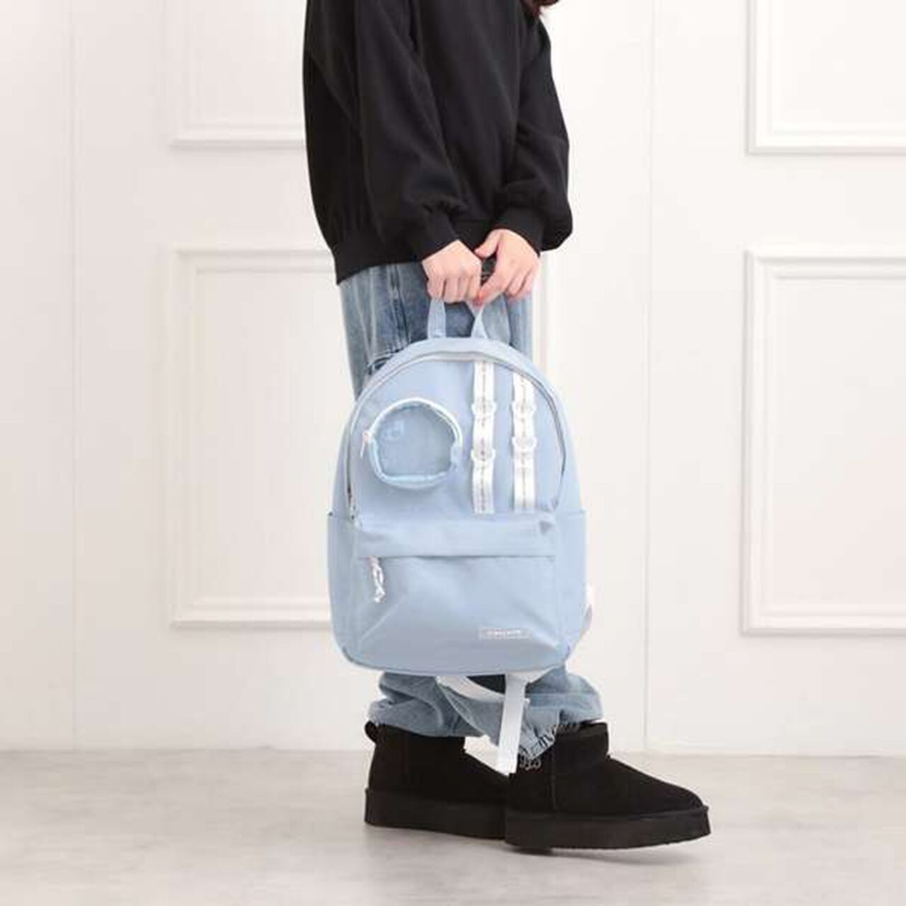 Mall-Style Multi-Pocket Backpack,Black, large image number 21