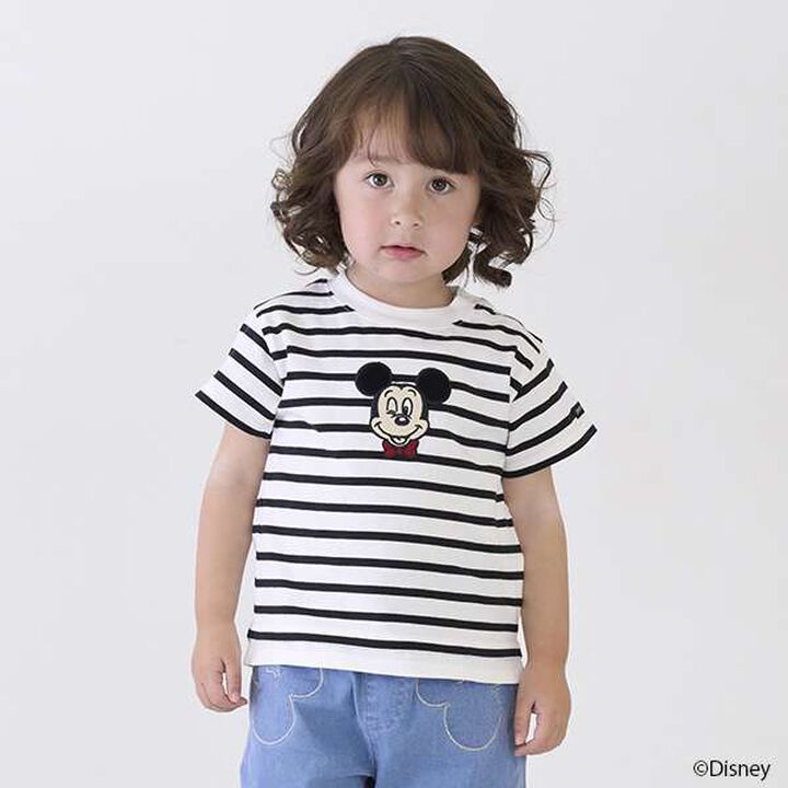 [Disney] Character Motif T-Shirt,Black, medium image number 0
