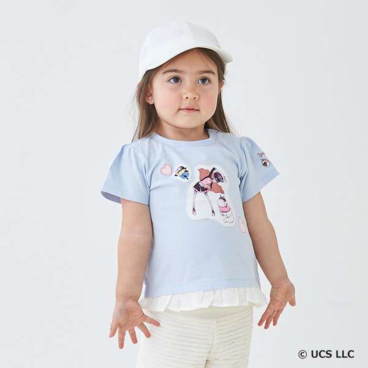 Minion Ruffle Hem T-Shirt,Off white, large image number 21