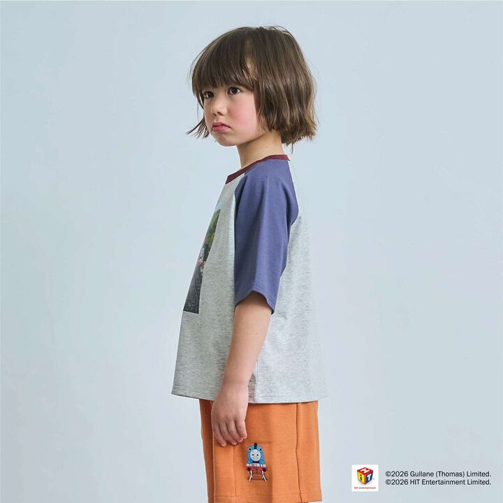 [Thomas the Tank Engine] Raglan Short Sleeve T-Shirt,Red, medium image number 18