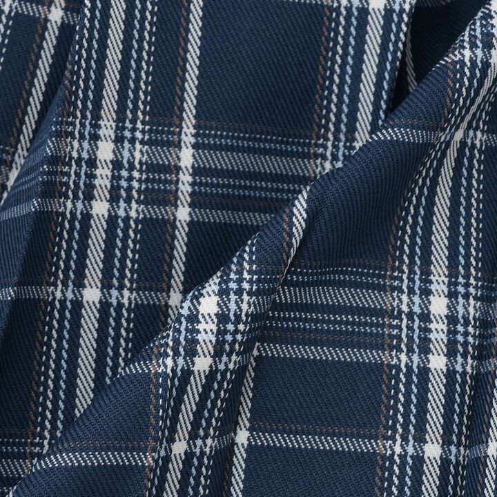 Checkered Front Pleated Skirt,Light beige, medium image number 7