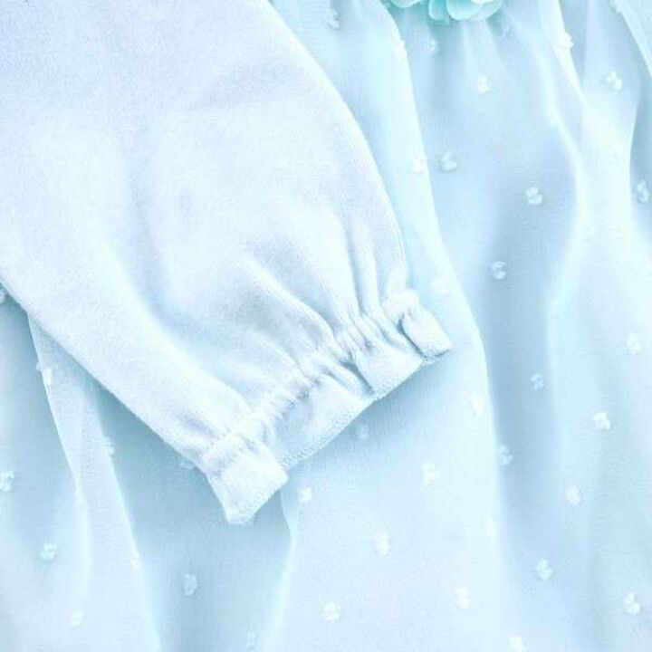 KP Floral Motif Chiffon Tunic & Romper Set,Off white, medium image number 19