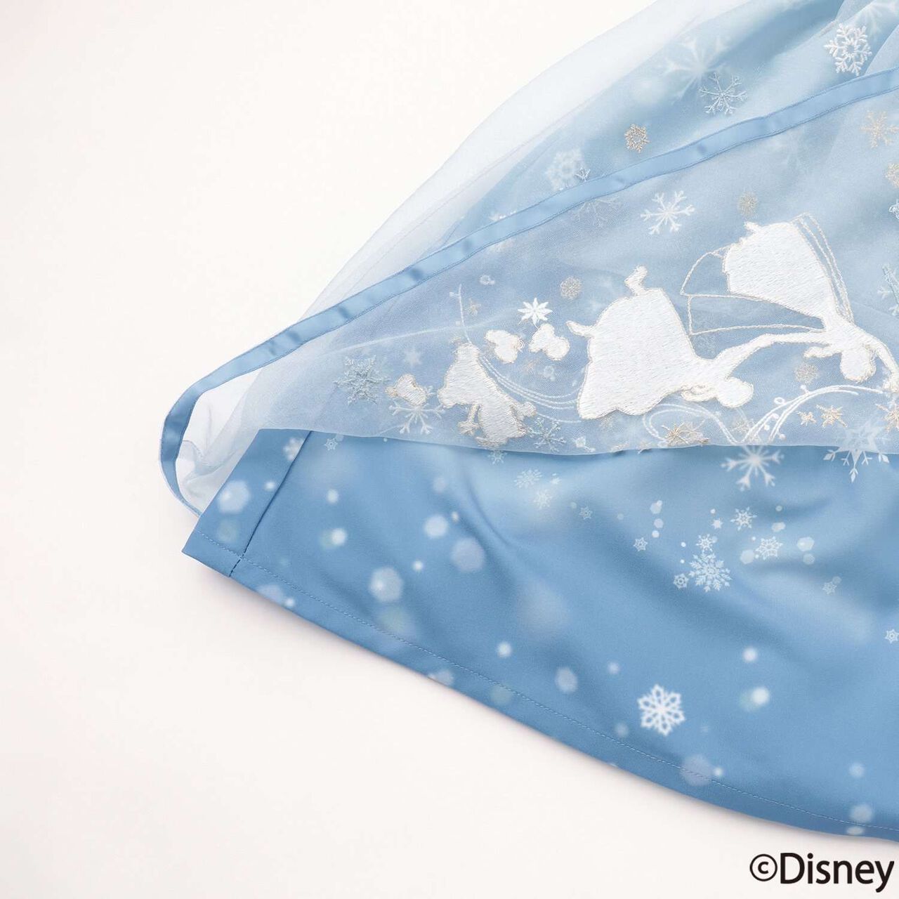 [Elsa] Frozen One-Piece Dress,Sax blue, large image number 8