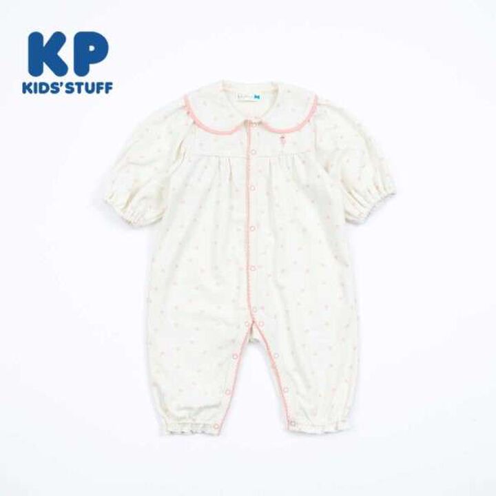 KP Heart Print Coverall,Beige, medium image number 15
