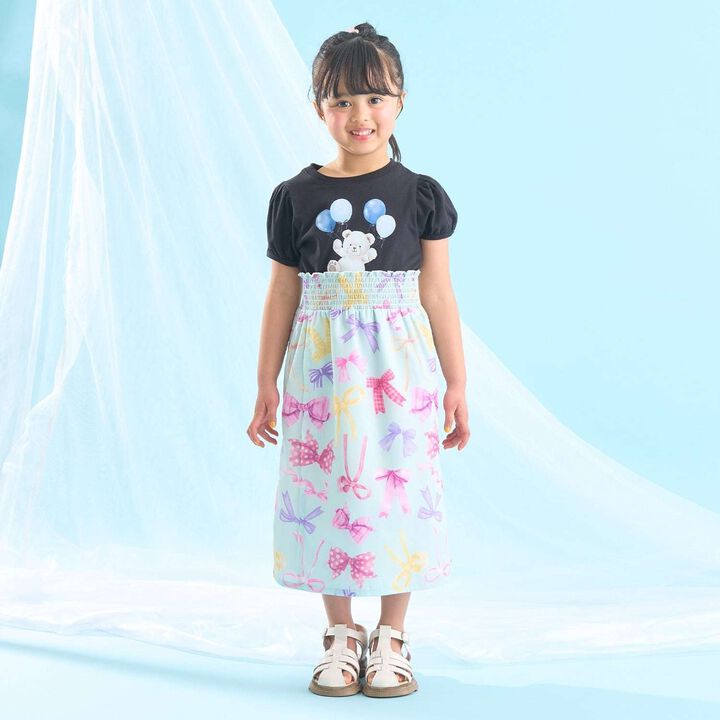 [Easy Wear♪] Cool Touch 4-Way Separate Yukata with Obi Belt (Kawaii) [Kids Girls],Dark red, medium image number 29