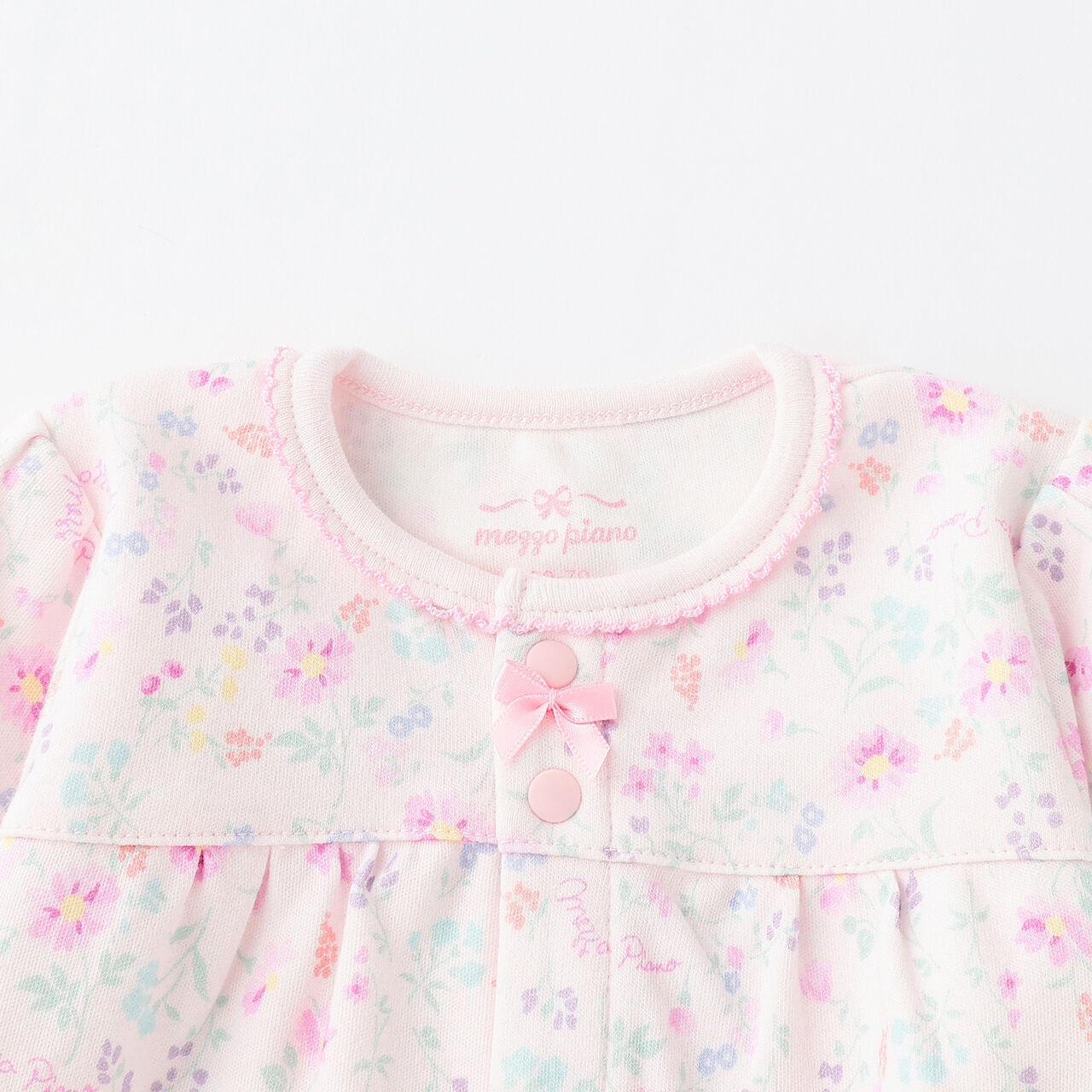 Flower Pattern 2 Way All & Bib Set [Box Included],Light pink, large image number 6