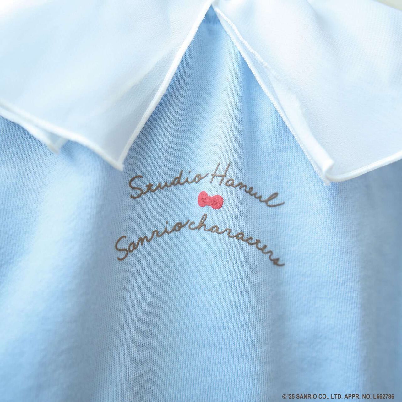 [Studio Hanul x Sanrio Characters] Assorted Collared Sweatshirt,Sax blue, large image number 24