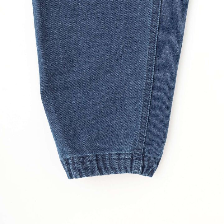 Wool Lined Stretch Denim Jogger Pants,Light blue, medium image number 5