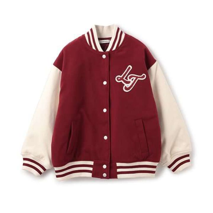 Reversible Quilted Stadium Jacket,Green, medium image number 3