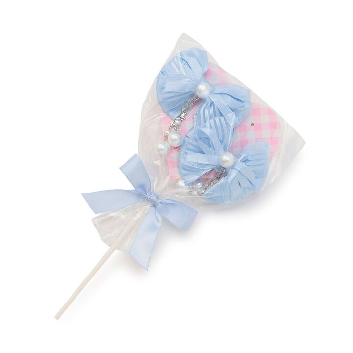 Candy Wrap Pearl Ribbon Hair Accessory Set [Made in Japan],, medium