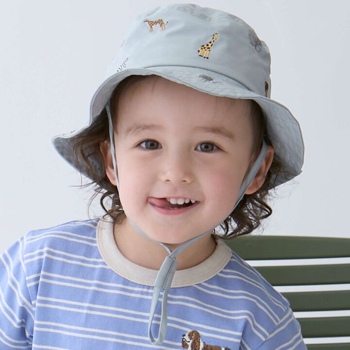 [Heat-Resistant] Embroidered Bucket Hat,Light pink, medium image number 9