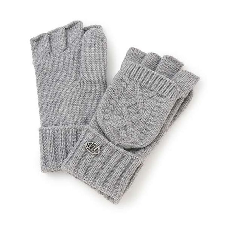 Cable Gloves,Off white, medium image number 9