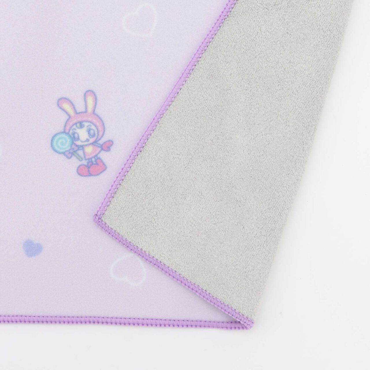 Berrie-chan Patterned Snuggle Towel,Pink, large image number 5