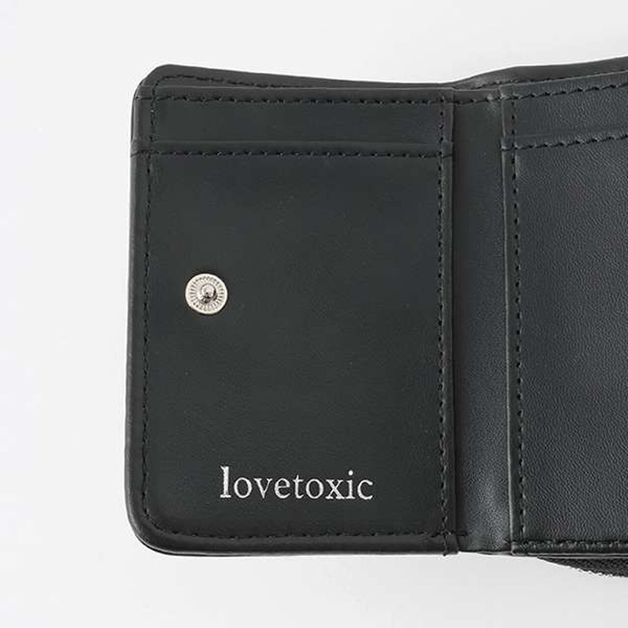 Heart Quilt Tri-Fold Wallet,Sax blue, large image number 5