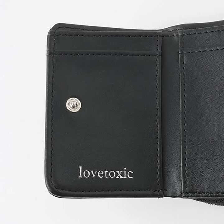 Heart Quilt Tri-Fold Wallet,Sax blue, medium image number 5