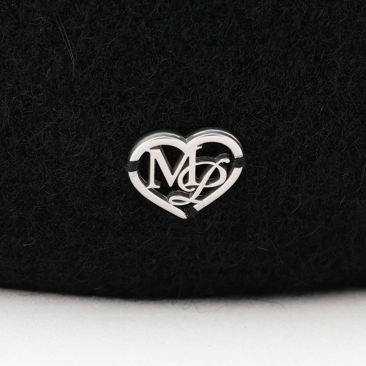 Velour Ribbon Beret Hat,Black, large image number 2