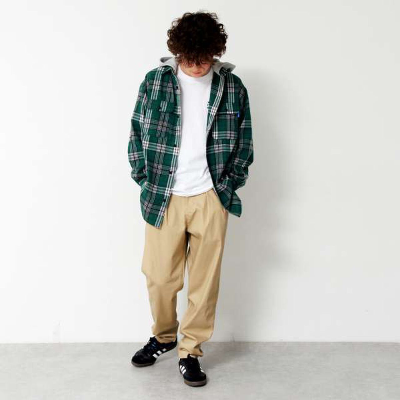 Cotton-Poly Stretch Twill Tuck Pants,Khaki, large image number 13