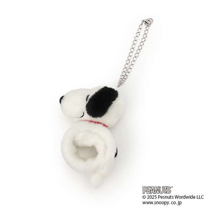 [PEANUTS] Twist Fur Charm,White, medium image number 2