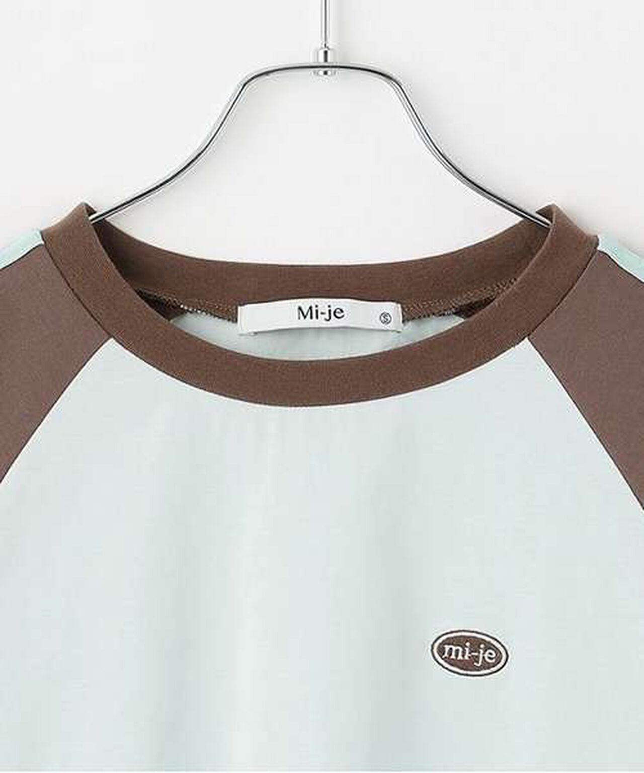 Line Raglan Long-Sleeve T-Shirt,Light blue, large image number 10