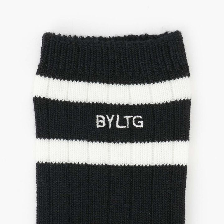 Line Loose Socks,Black, medium image number 1