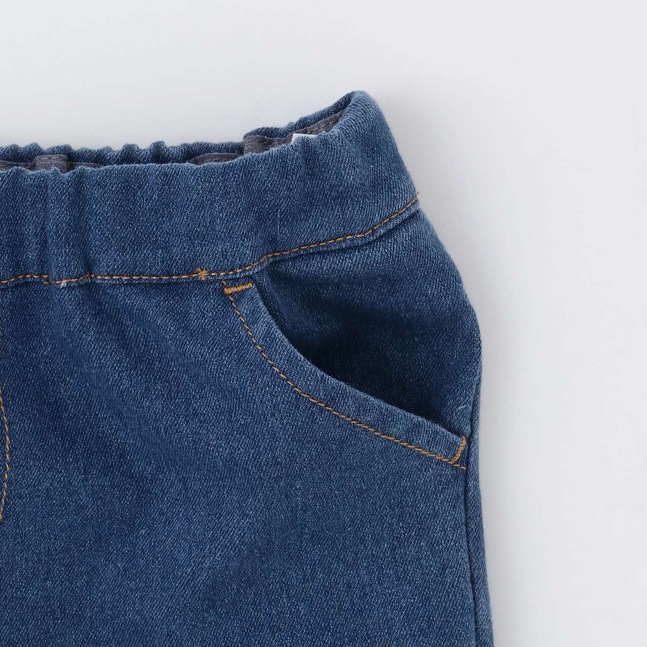 Link Layered Skirt Pants Set,Sax blue, large image number 11