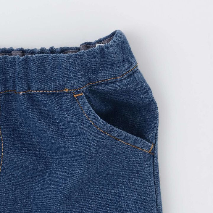 Link Layered Skirt Pants Set,Sax blue, medium image number 11