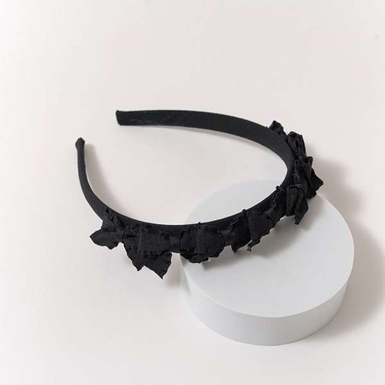 Ribbon Ribbon Headband,Black, large image number 3
