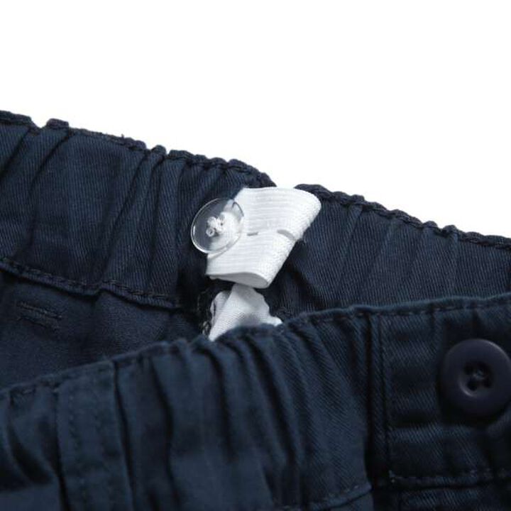 Cotton Twill Parachute Cargo Pants,Navy, medium image number 2