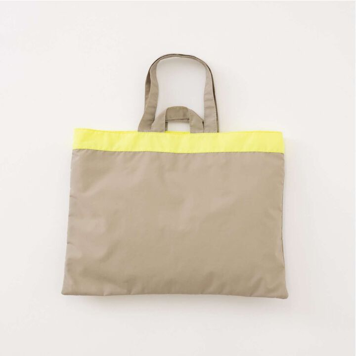 Water-Repellent Reversible Bi-Color Lesson Tote,Beige, medium image number 12