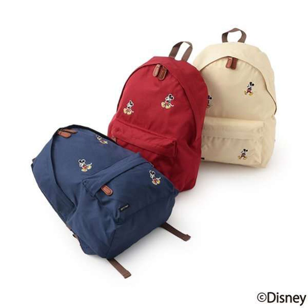 New Disney Mickey Embroidered Backpack Amazon.com: Disney Store Official Mickey Mouse Letters  main image 4