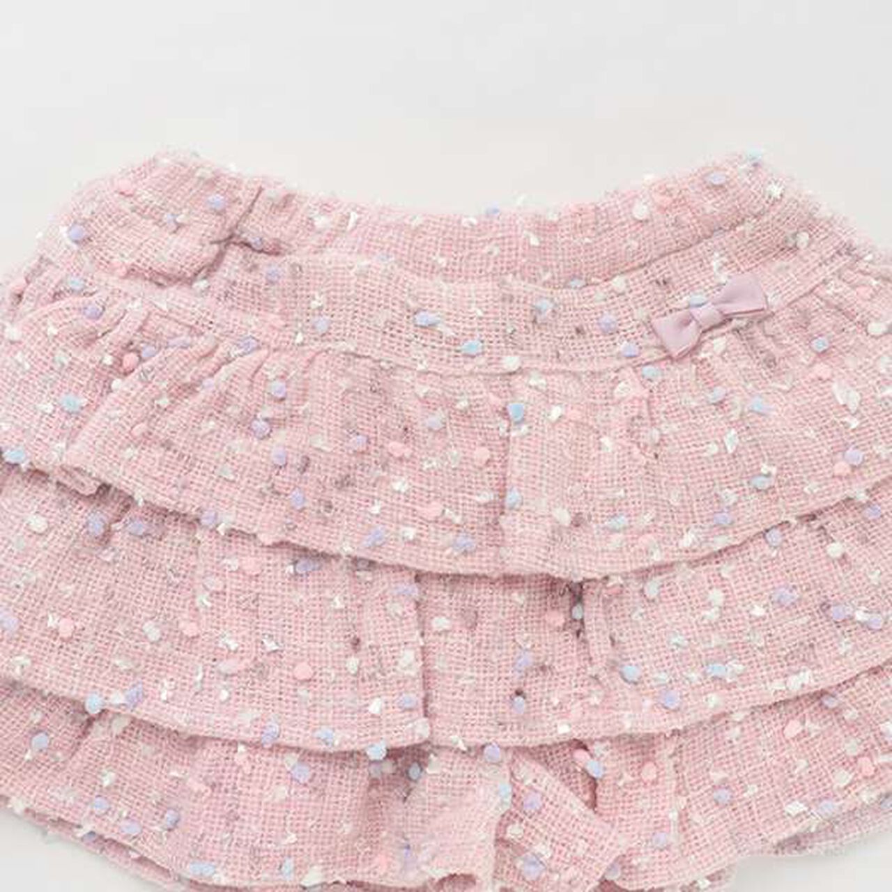 Candy Nep Frilled Pants,Off white, large image number 2