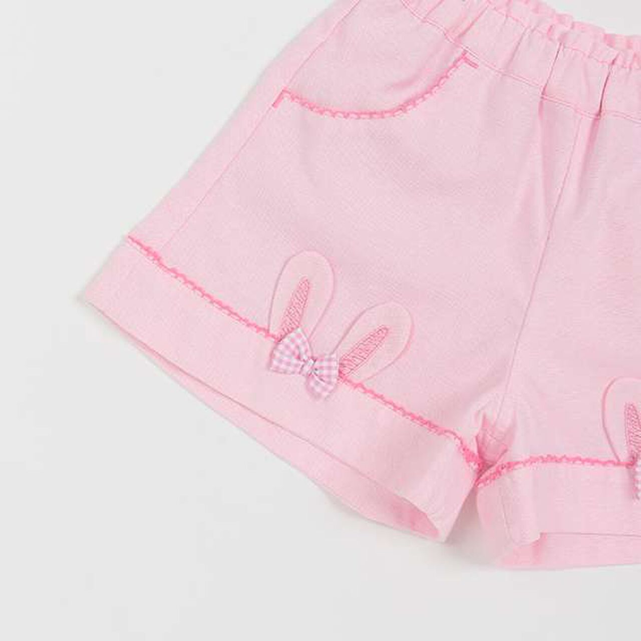 Bunny Ear Shorts,Light pink, large image number 6