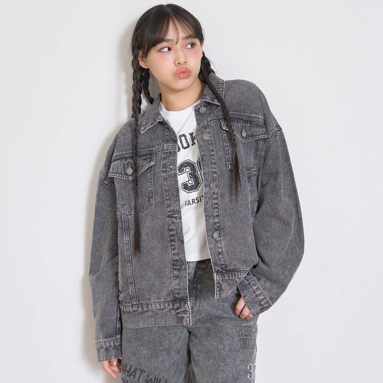 Loose G-Jacket,Gray, large image number 0