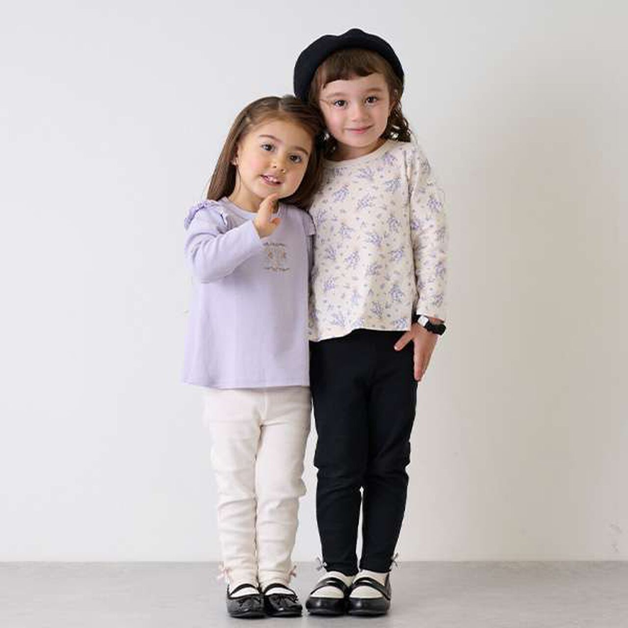 10-Length Girls' Leggings,Pearl white, large image number 13