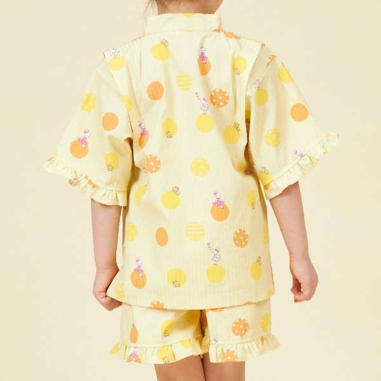 KP Polka Dot Pattern & Mimi-chan Jinbei,Yellow, large image number 15