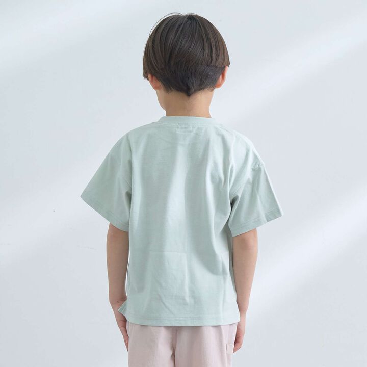 [Stain Resistant, Quick Dry & UV] Comfortable Jersey Loose Fit Basic T-Shirt with Easy Name Tag Attachment,Light green, medium image number 11