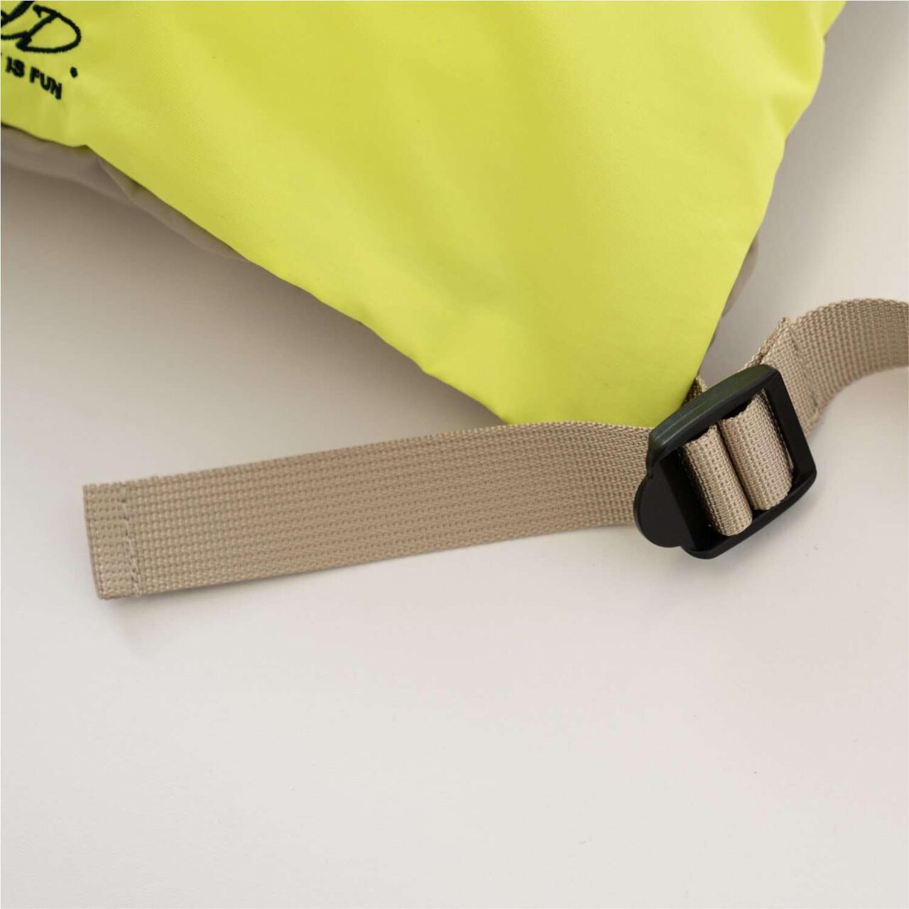 Water-Repellent Bi-Color Knapsack with Handle,Beige, large image number 6