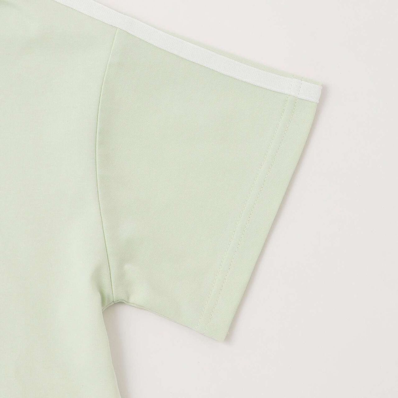 Cool Touch Short-Sleeve Hoodie + Half Pants Set,Yellow green, large image number 4