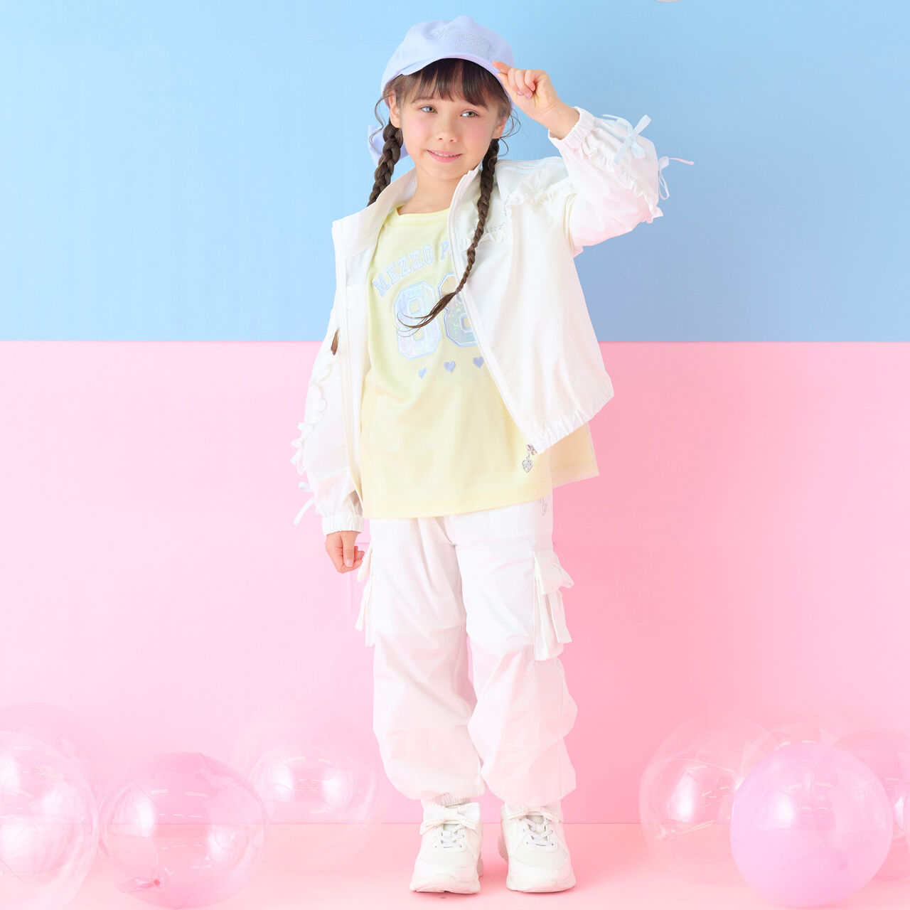 Ribbon Cargo Pants,Off white, large image number 15
