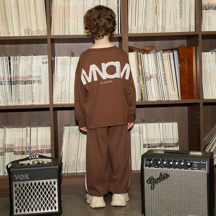 [MNCM] [Coordinatable Setup] Comfortable Jersey Fabric Pocket Big T-Shirt,Black, medium image number 23