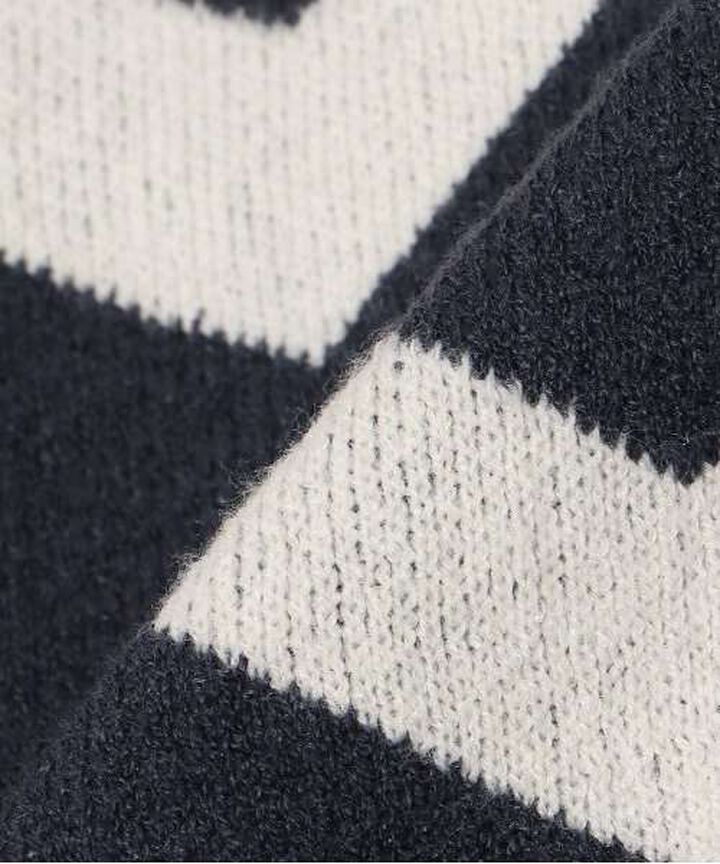 Heart Pattern Knit Pullover,Greige, medium image number 6