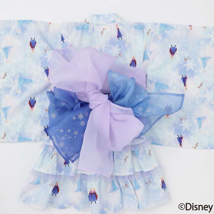 Frozen Yukata Dress [Cool Touch & Quick-Dry Absorbent],Sax blue, medium image number 22