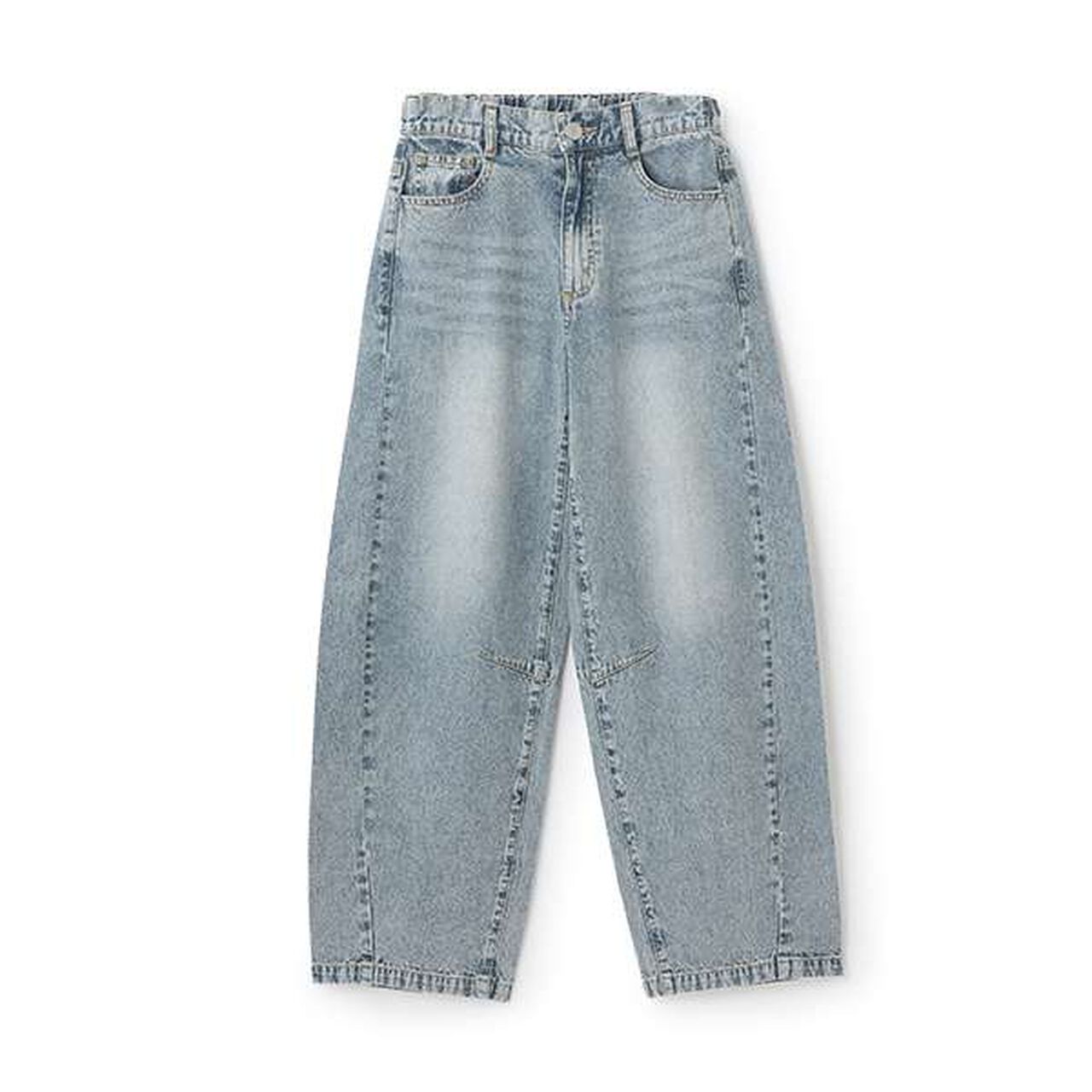 [LTXC] Cool Touch Barrel Leg Light Denim,Blue, large image number 15