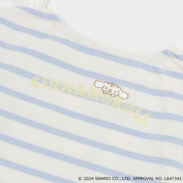 [Sanrio Characters] Appliqu&eacute; Scallop Long Sleeve T-Shirt,Light pink, medium image number 19