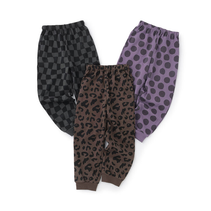 [Stain-Resistant/Quick-Dry/Goodbye Pills] All-Over Pattern Sweatpants for Boys Kids,Dark brown, medium image number 7