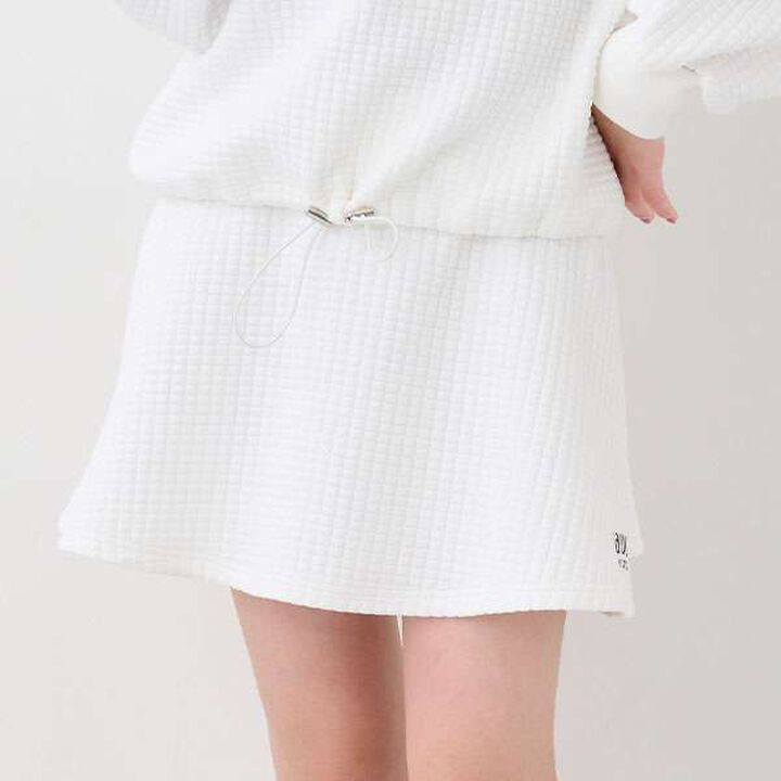 Back Panel Skirt (with Shorts),Off white, medium image number 0